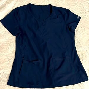 👩🏻‍⚕️ Navy Blue Med Couture  Medium Scrub Top NWOT